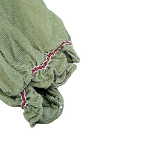 Corduroy smocked Snowflake dress - Picture 3 of 4